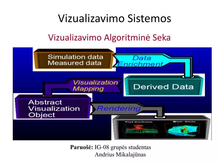 vizualizavimo sistemos