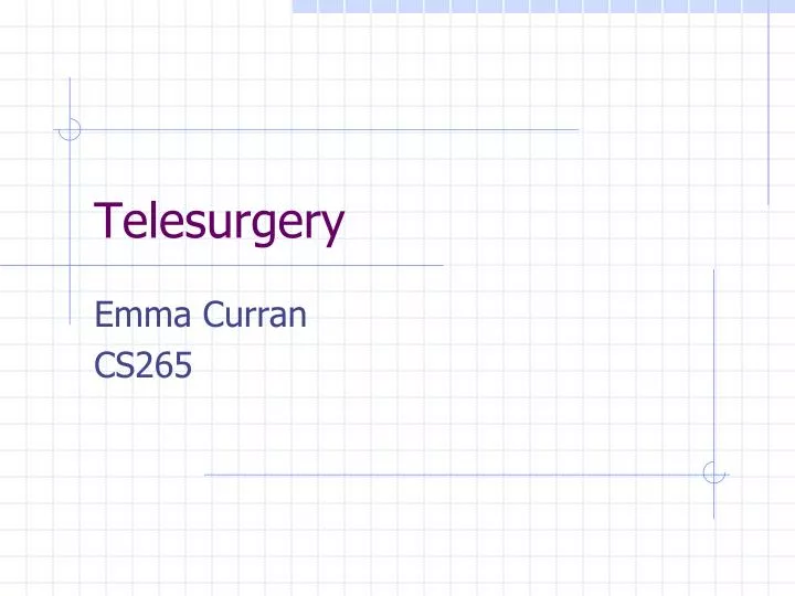 telesurgery