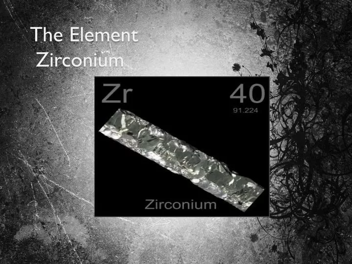 the element zirconium
