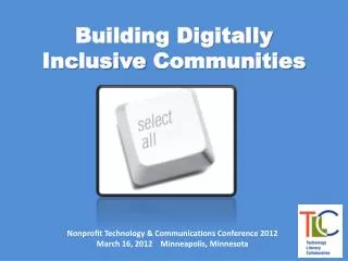 Building Digitally Inclusive Communities
