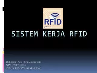 di susun oleh muh syarifudin nim 2112r0505 stmik himsya semarang