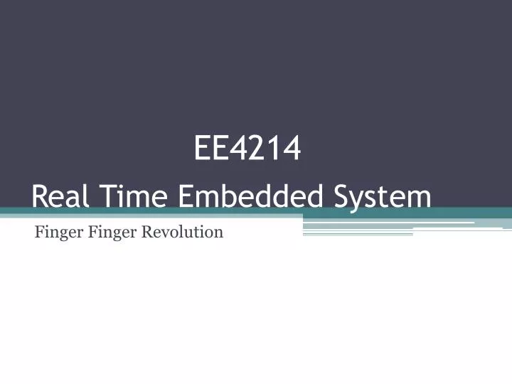 real time embedded system