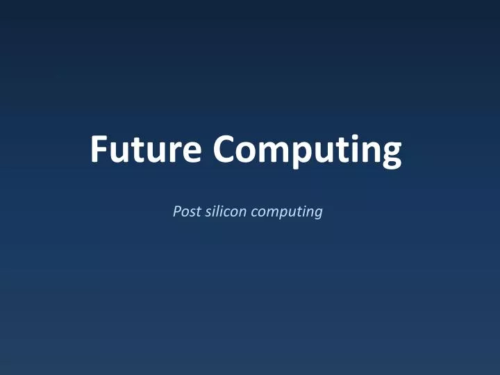 future computing