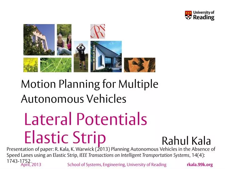motion planning for multiple autonomous vehicles