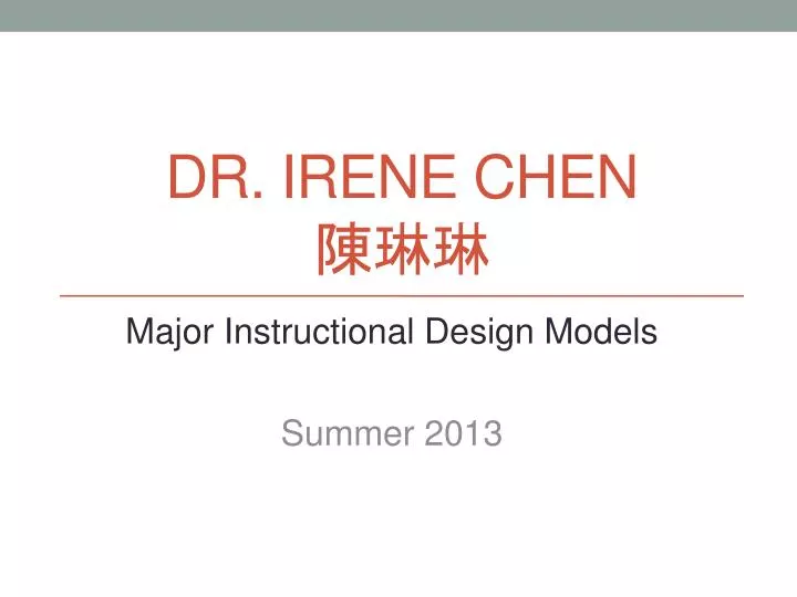 dr irene chen