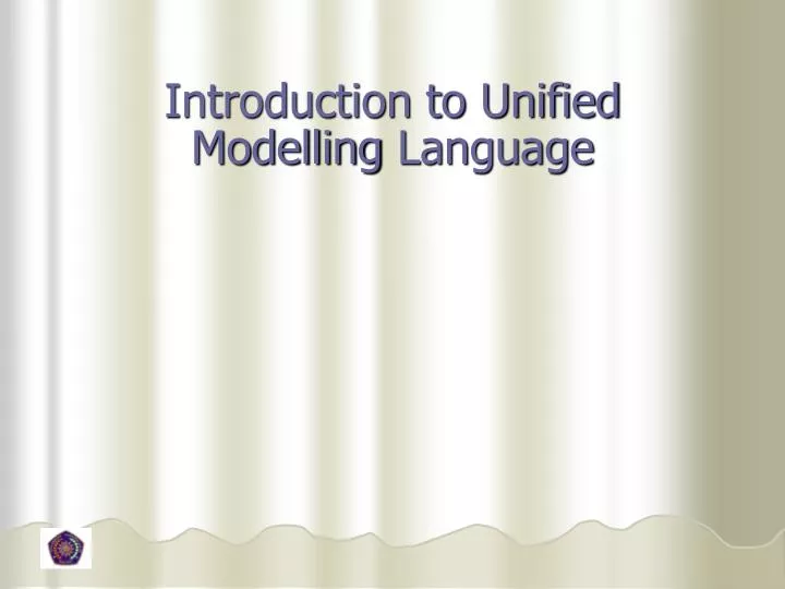 introduction to unified modelling language