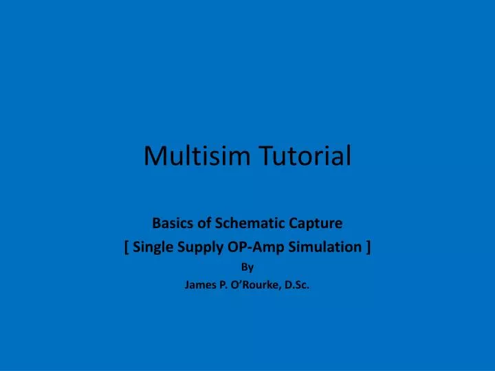 multisim tutorial