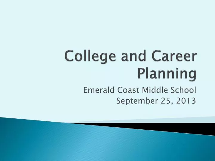 college and career planning