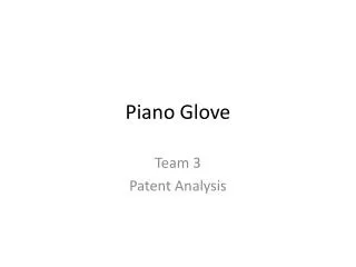 Piano Glove