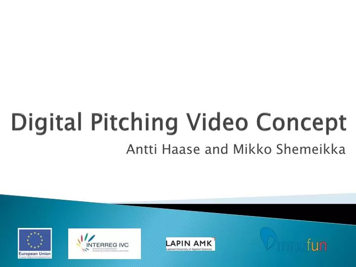 digital pitching video concept