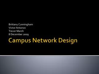 Campus Network Design