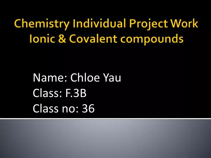 name chloe yau class f 3b class no 36
