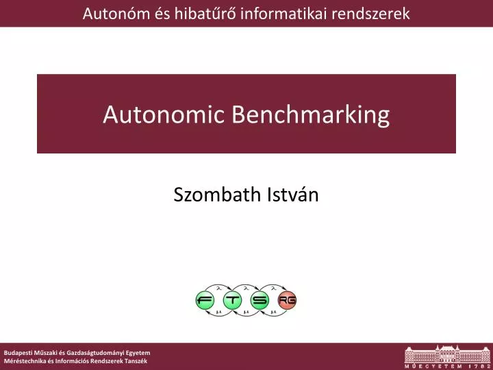 autonomic benchmarking