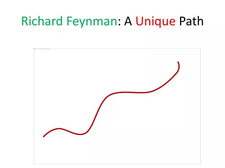 richard feynman a unique path