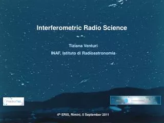 Interferometric Radio Science
