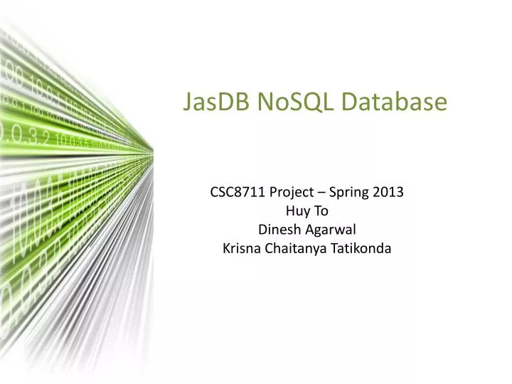 jasdb nosql database