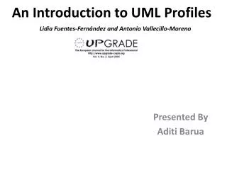 An Introduction to UML Profiles