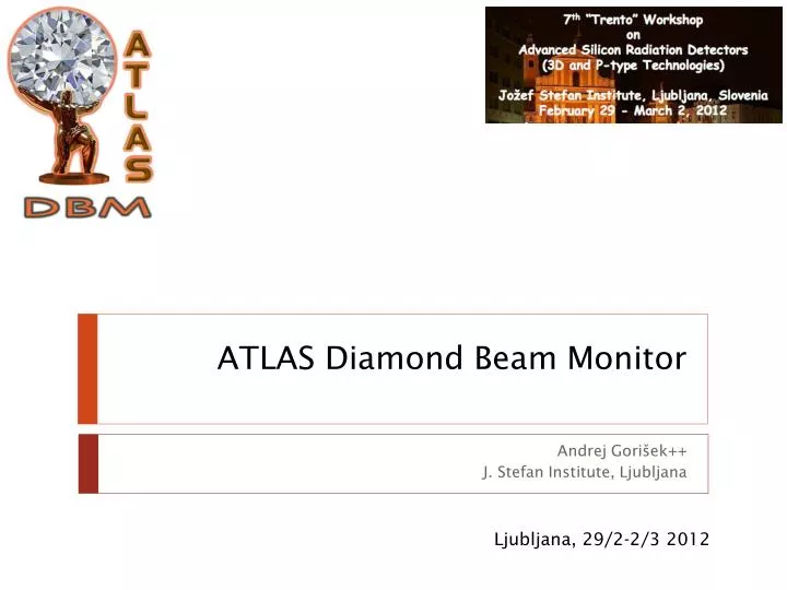 atlas diamond beam monitor