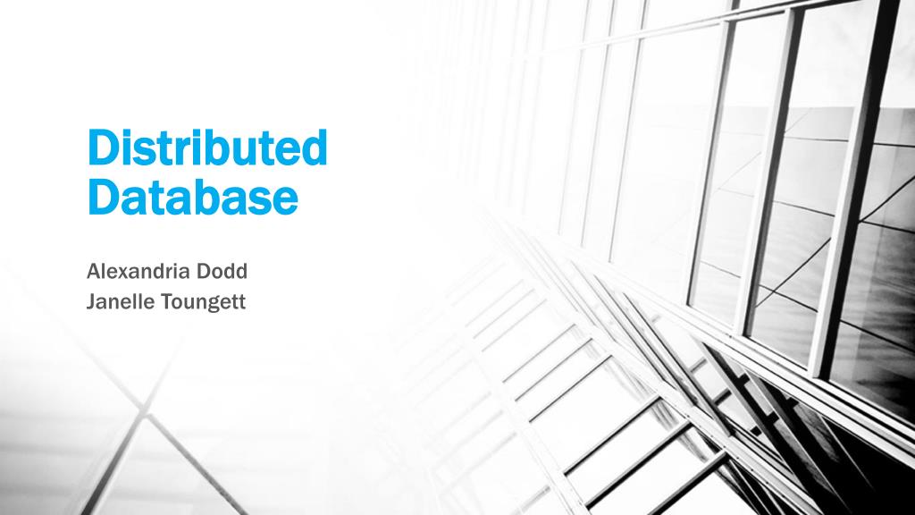 PPT - Distributed Database PowerPoint Presentation, free download - ID ...