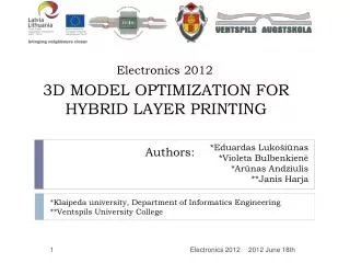 3d model optimization for hybrid layer printing