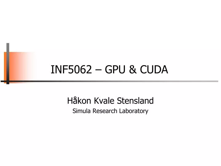 inf5062 gpu cuda