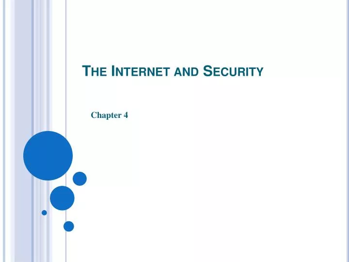 the internet and security