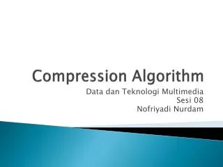 Compression Algorithm