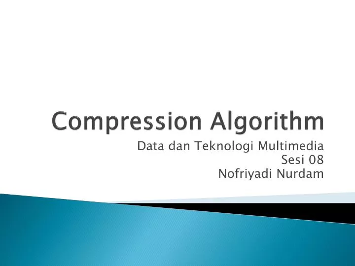 compression algorithm
