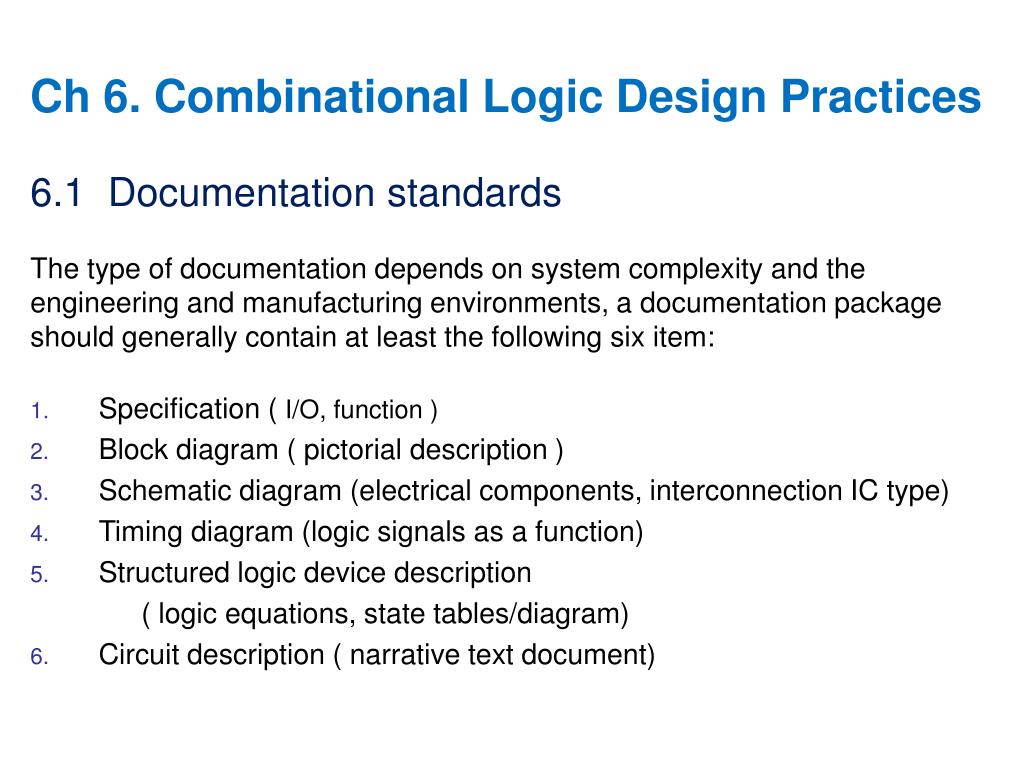 PPT - Ch 6. Combinational Logic Design Practices PowerPoint ...