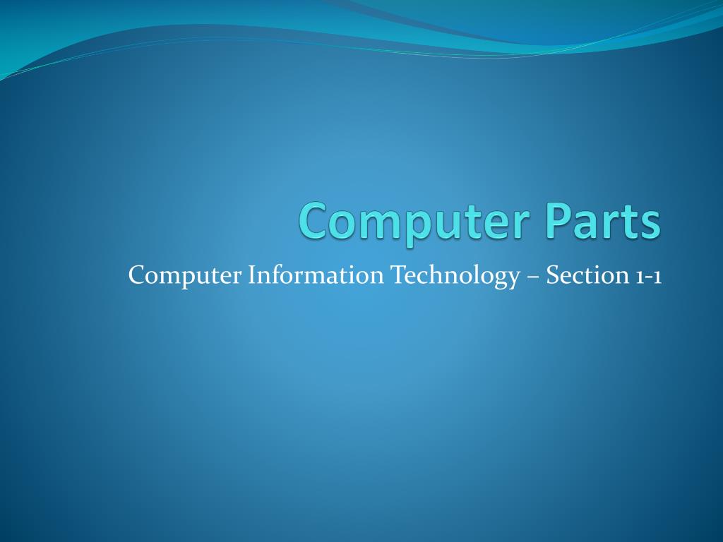 PPT - Computer Parts PowerPoint Presentation, free download - ID:2387327