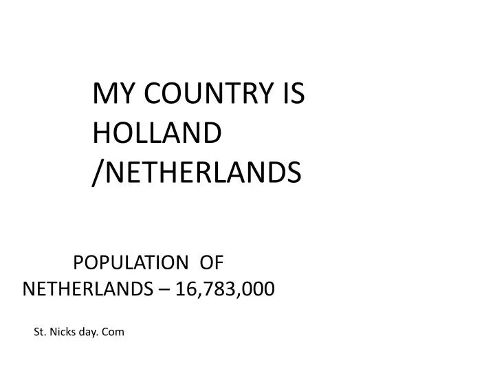 population of netherlands 16 783 000