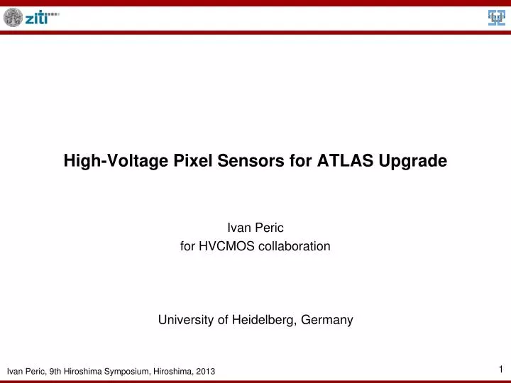 high voltage pixel sensors for atlas upgrade