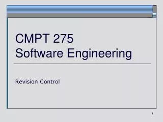 CMPT 275 Software Engineering