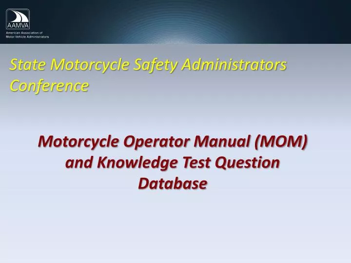 state motorcycle safety administrators conference