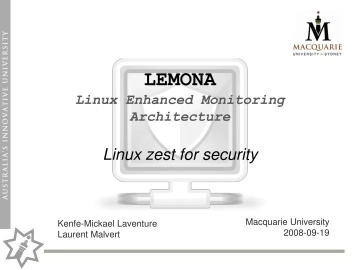 lemona linux enhanced monitoring architecture