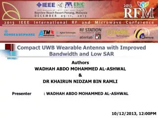 Compact UWB Wearable Antenna with Improved Bandwidth and Low SAR