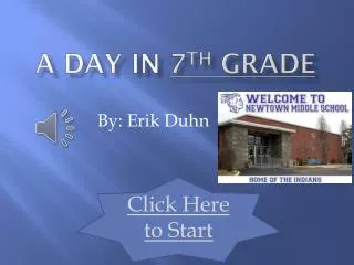 A Day in 7 th grade