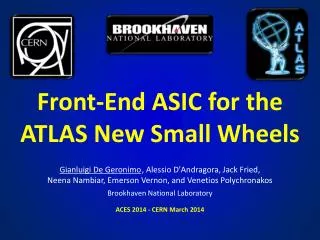 Front-End ASIC for the ATLAS New Small Wheels