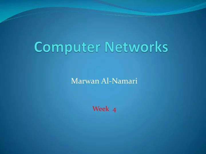 computer networks