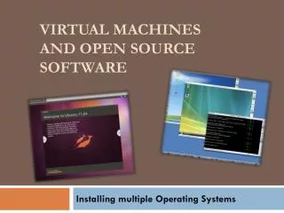 virtual machines and open source software