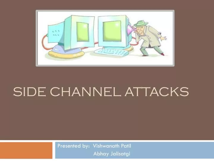 side channel attacks