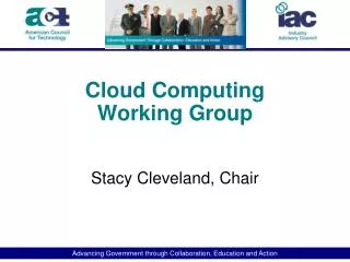 Cloud Computing Working Group