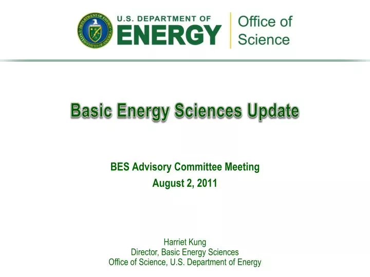 bes advisory committee meeting august 2 2011