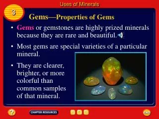 Gems — Properties of Gems