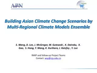 Building Asian Climate Change Scenarios by Multi-Regional Climate Models Ensemble