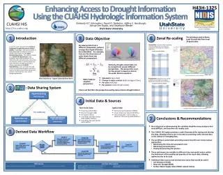 Enhancing Access to Drought Information Using the CUAHSI Hydrologic Information System