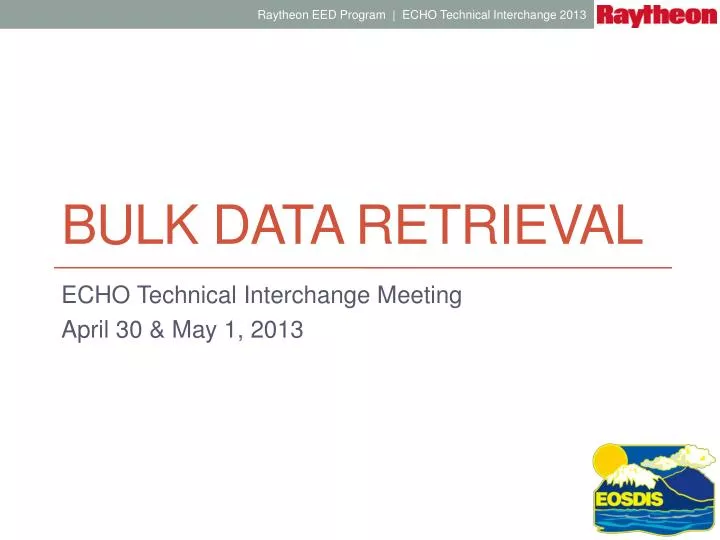 bulk data retrieval