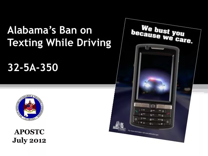 alabama s ban on texting while driving 32 5a 350