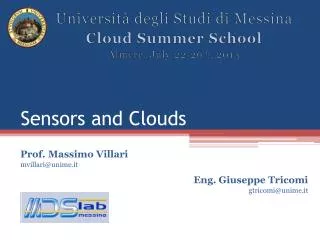 Sensors and Clouds