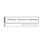 Ubicomp / Pervasive computing - slide 1
